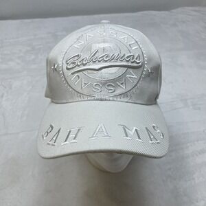 Nassau Bahamas Hat Cap Adult‎ One Size White New Without Tags